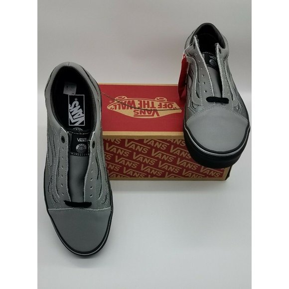 Vans x A$AP Worldwide Silver Reflective Old Skool Shoes VN0A7Q2J6UR - Picture 4 of 7